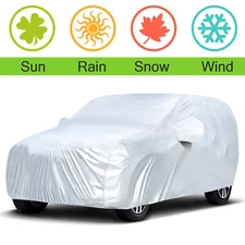 1x Universal Full SUV Car Cover Waterproof Breathable Sun UV Rain Dust Resistant