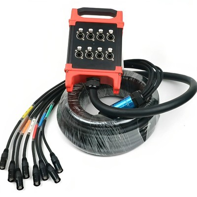 Professinal Audio 8Channel 20 Meter Ethercon Snake Cable for Audio Stage Box
