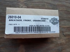 HARLEY 26010-04 FRONT CRANKCASE BREATHER OEM NOS