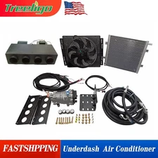 12V Electric Cooling Only Air Conditioner Universal Underdash Auto Car A/C Kit