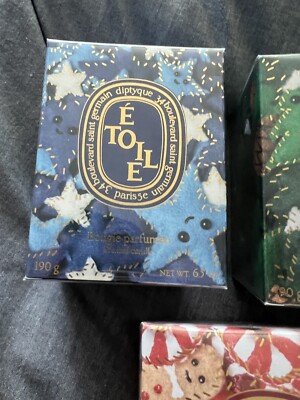 Diptyque Holiday Xmas 2024 Candle Set TRIO 190g: SAPIN ETOILE