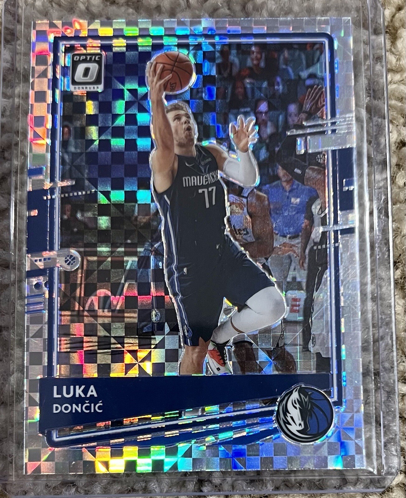 2020-21 Panini Donruss Optic Luka Doncic Checkerboard SSP #86 Dallas Mavericks