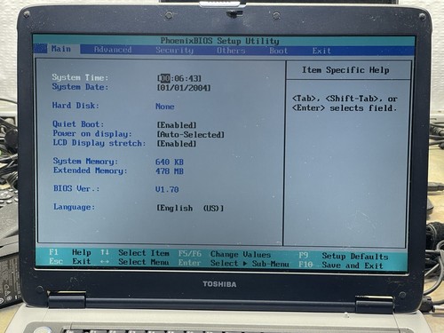 Toshiba Satellite M35X-S163 15.4" Laptop Celeron M  360 1.4GHz NO HDD - Picture 1 of 10