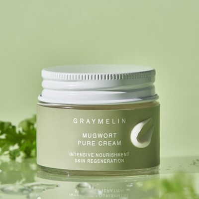 Graymelin Mugwort Pure Cream 50ml, Moisturizing, Korean Cosmetics