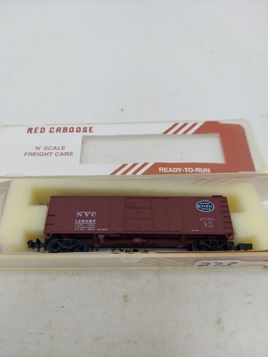 N Scale Red Caboose 40' Steel ARA X29 New York Central Box Car 17050-10 RTR NIB - Picture 2 of 14