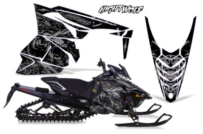 Sled Graphic Decals Stickers For Yamaha Viper SR/SRT/RTX/SE 2014-2016 NGHTWLF S