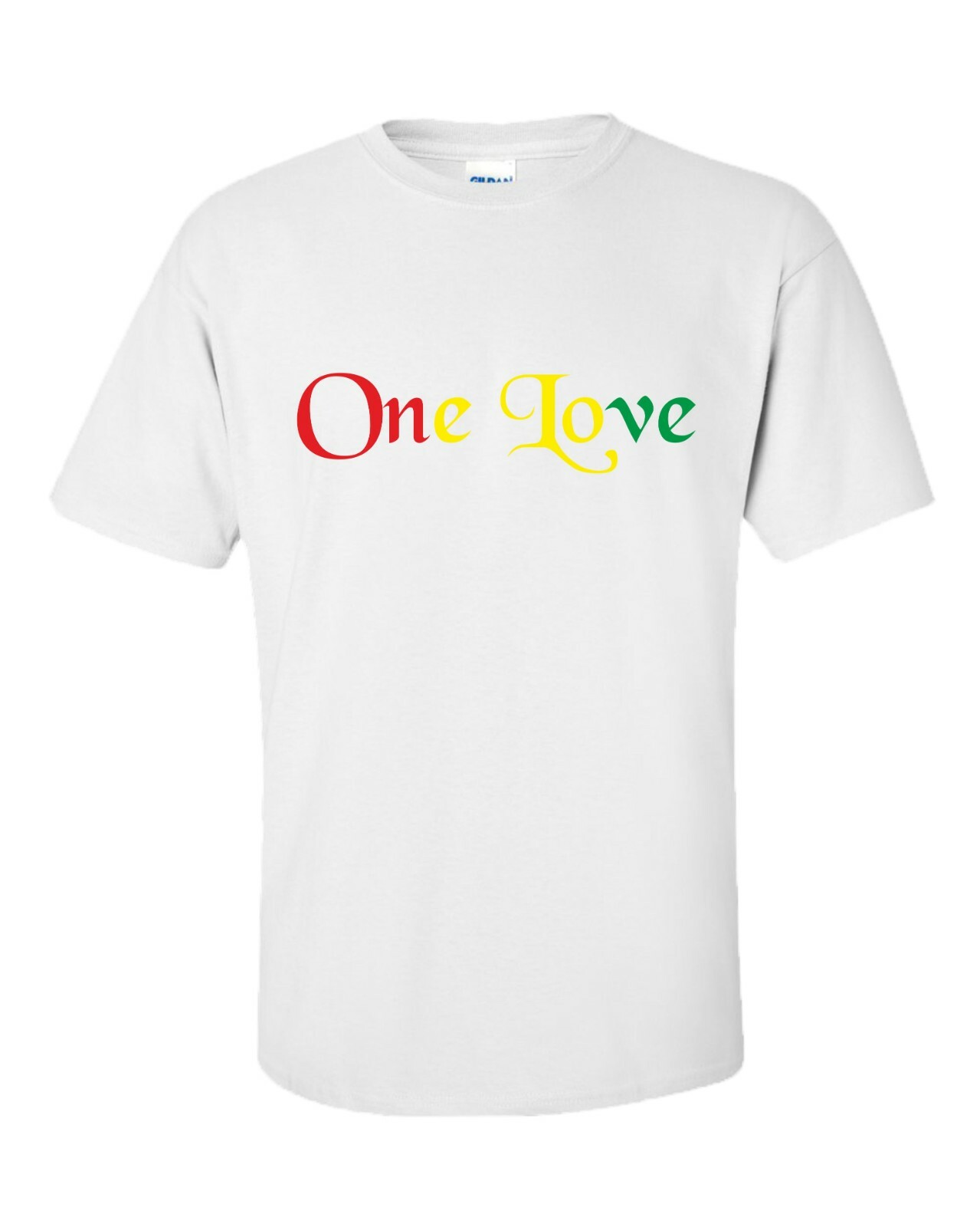 ALTRA Maglietta One Love S XXXL Natale compleanno pace amore reggae