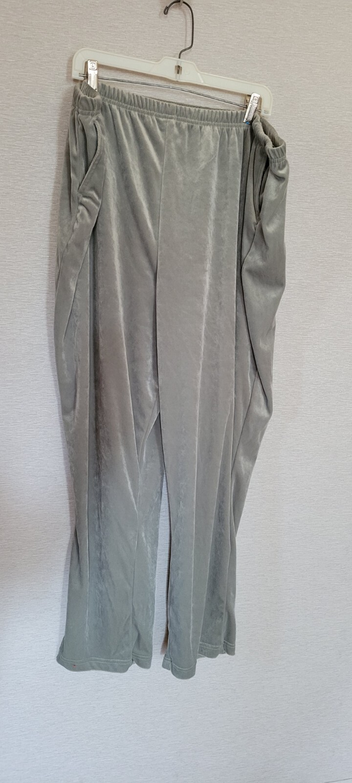 VTG 2pc Blair Women's Plus 3X Green Velour Casual Lounge Track