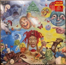 Life's A Trip by Trippie Redd Record, 2018, Red/Yellow Split SEALED Shelfwear 