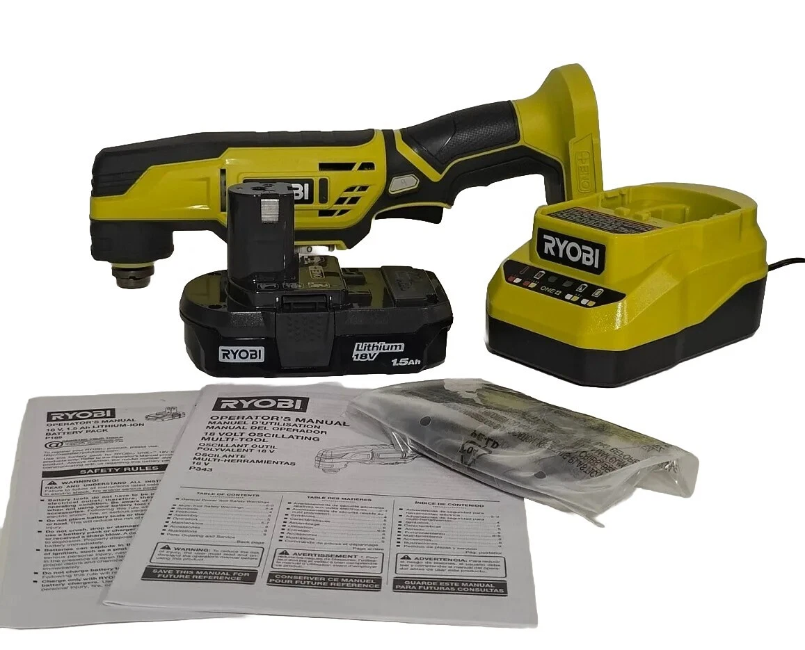 RYOBI P343B 18V 18 Volt ONE Multi Tool with Battery And charger