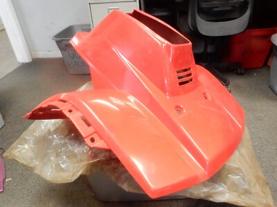1986 Honda TRX125 Front Fender | 61100VM6681ZA | OEM | NOS | Red | ATV