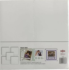 New Sealed 12"x12" 50 Sheets Cardstock paper White, Made in USA