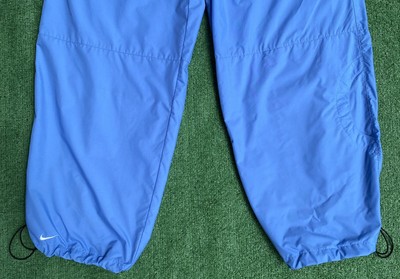 nike blue parachute pants