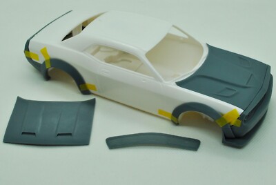 1/25 3D print 2018 Dodge Challenger SRT Hellcat Widebody  transkit for AMT