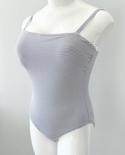 TU Blue Stripe Swimsuit UK 16