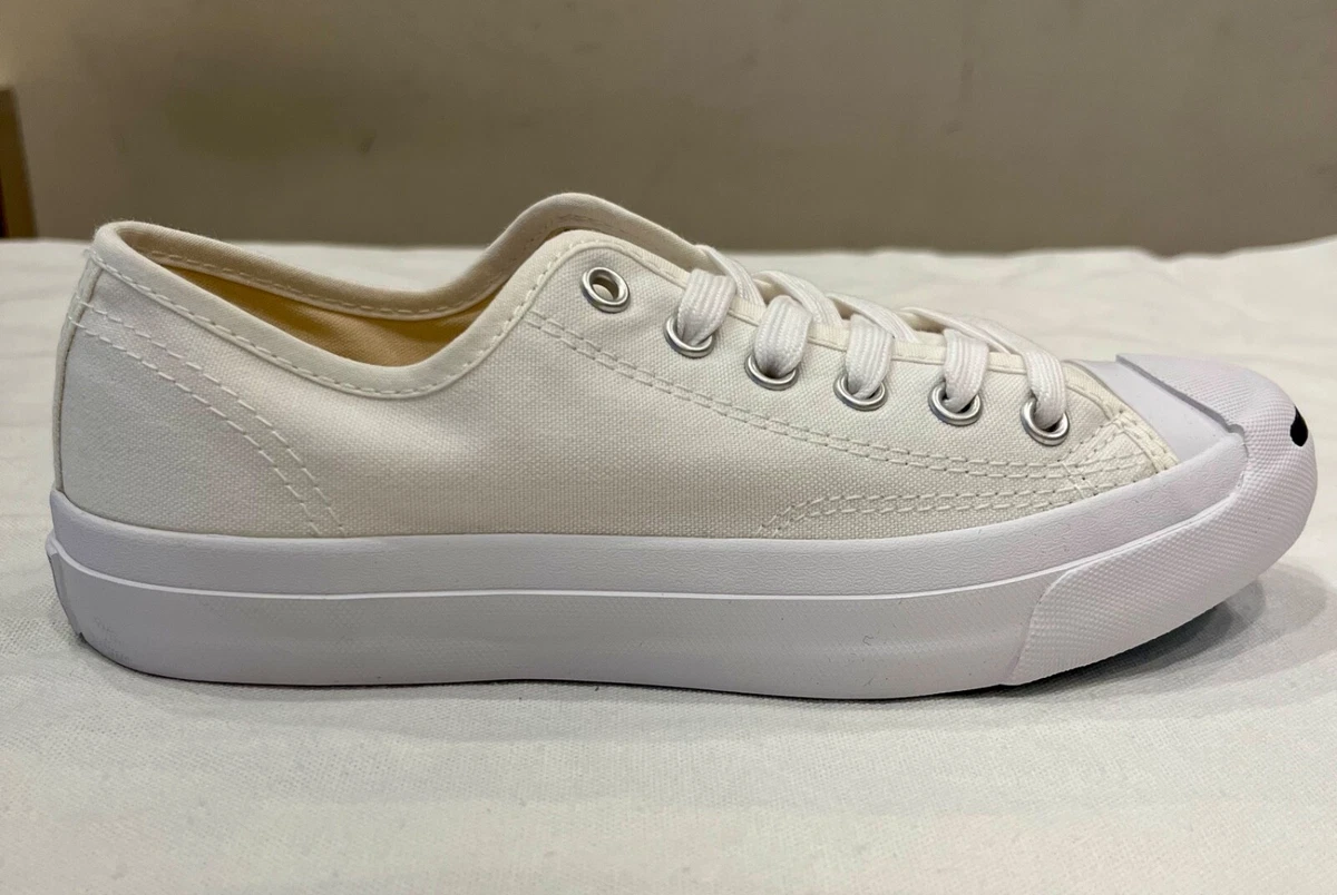 Converse, Jack Purcell CP Ox, Low Top White Sneaker, 1Q698, Unisex Gr: M3/W4,5
