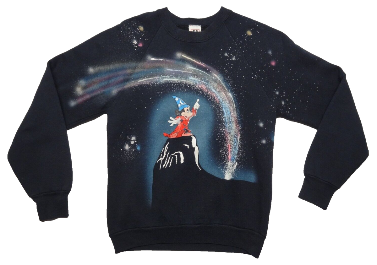 Disney Wear M VTG Fantasia Mickey Mouse Sweatshirt Fruit of the 