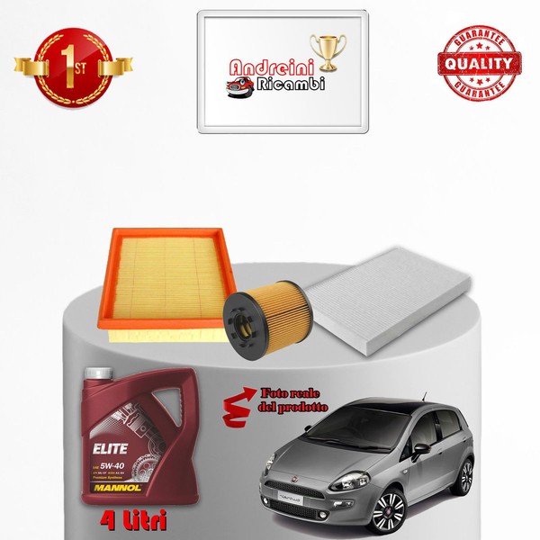 Inspektionskit Filter Und ÖL Fiat Punto Iii 1.4 Turbo Multiair 99KW 135CV 2012->-image