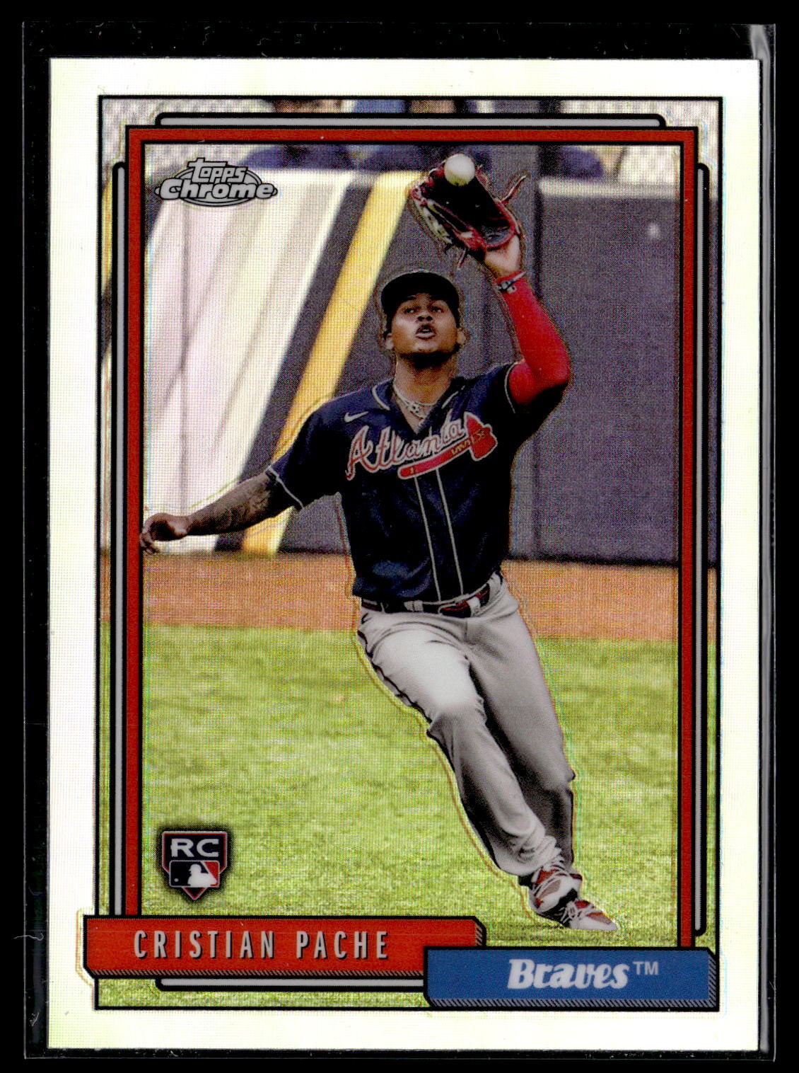 2021 Topps Update #TC92-8 Cristian Pache 1992 Topps Redux Chrome