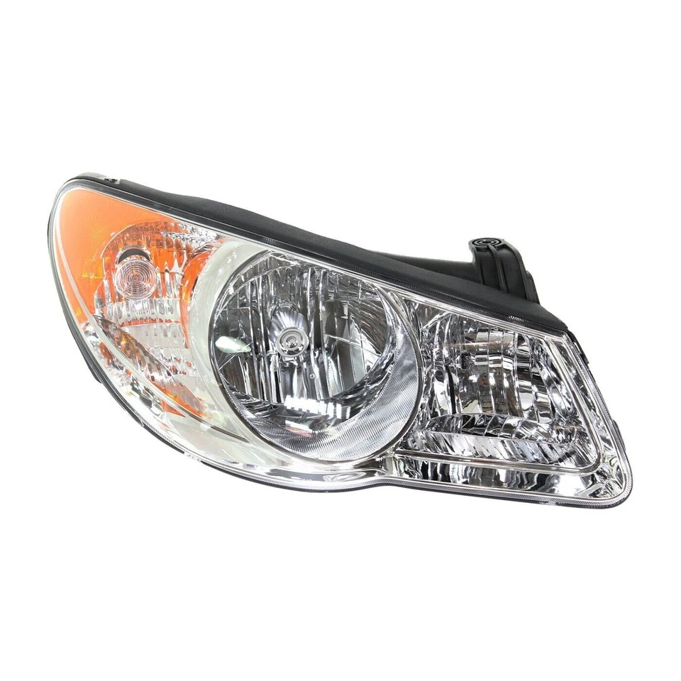 Headlights Pair For 2007-2009 Hyundai Elantra Passenger & Driver Left + Right - Image 3 of 4