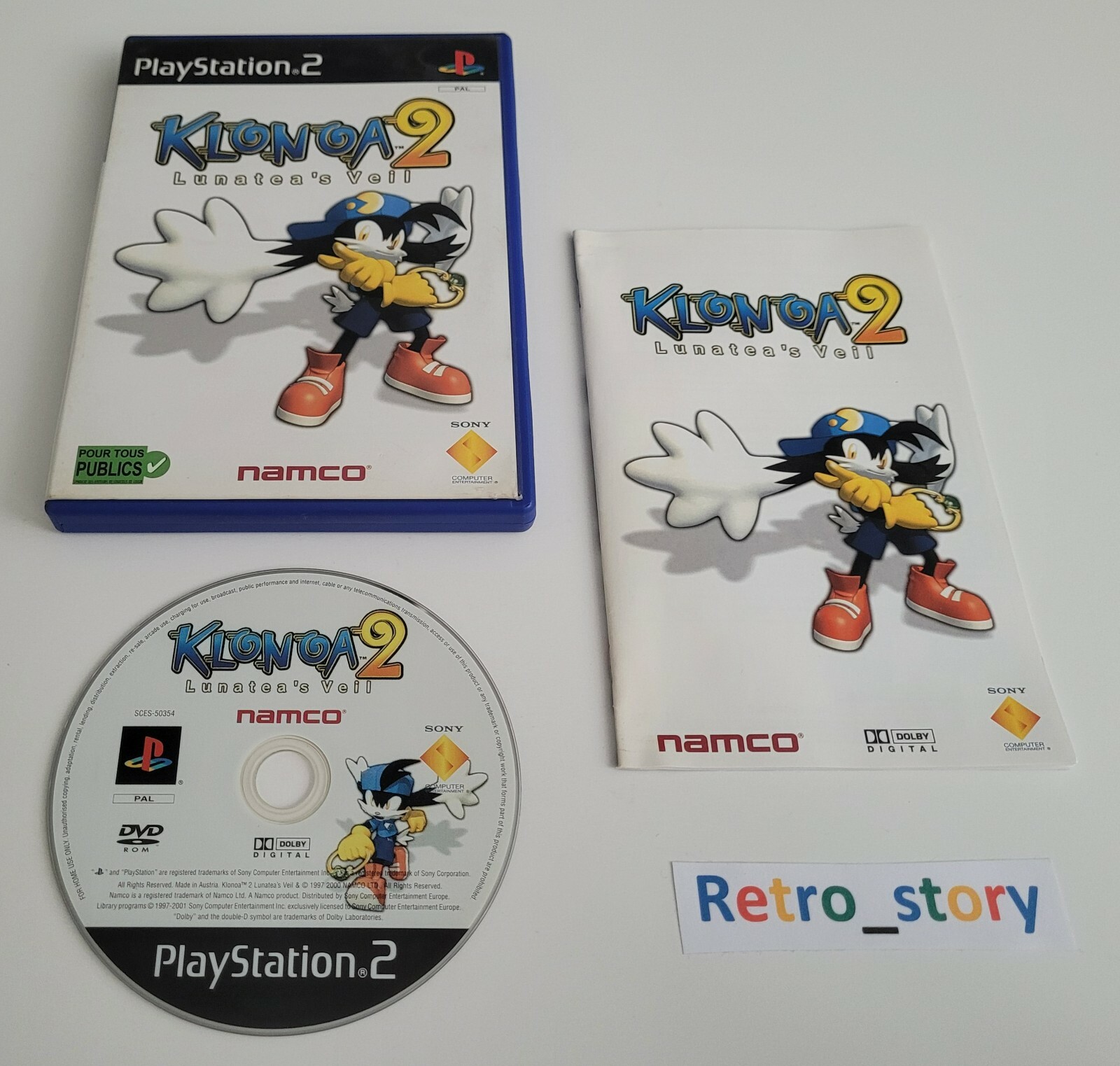 Sony Playstation PS2 - Klonoa 2 Lunatea's Veil - PAL 