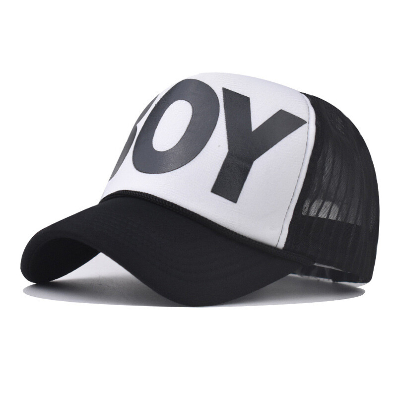 Cool Men Women Boy Printed Mesh Hat Hip-hop Popular Snapback