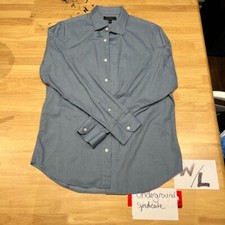 Banana Republic Men's Blue Dress Shirt Button Up Slim Fit Size Large B12-3 