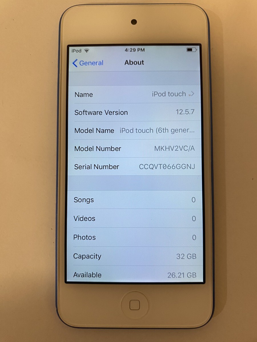 ipod touch 32GB 第6世代ブルー Refurbished Apple iPod Touch 6th Generation Blue 16GB 32GB