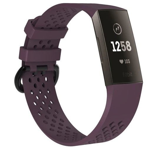 For Fitbit Charge 4 Strap 3 Replacement Band Breathable Silicone Small Large - Picture 10 of 13