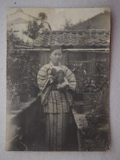 Autique Photograph1920s-30s, Japanese Kimono lady, Ey7483