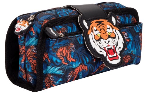Silikon Patch Kinder Federmäppchen Reißverschlussfächer groß Schreibwaren Etui Teen - Bild 7 von 29