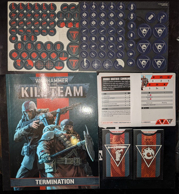 Kill Team Termination Books, Cards, Tokens - Warhammer 40k