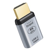 HD Video Adapter 4K 60Hz USB-C Female to HDMI 2.0 Male USB 3.1 Gen 2 Connect