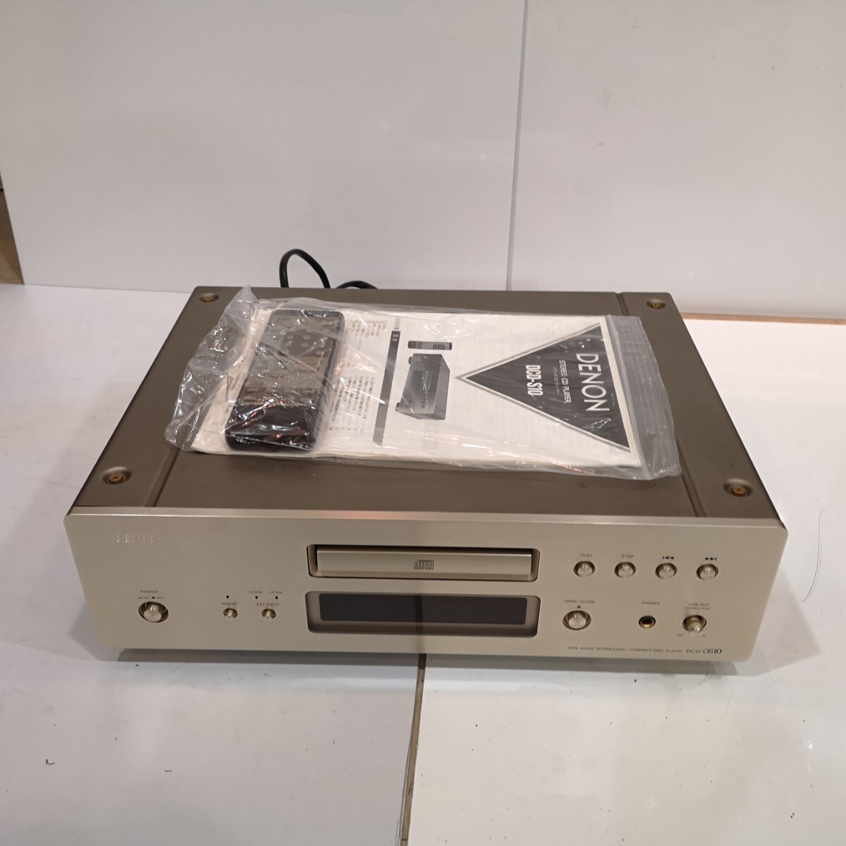 Denon DCD-S10 CD Player Alpha Processor Tested Working Japan w