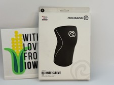 Rehband RX Knee Sleeve 7mm Strong Support Unisex Black S