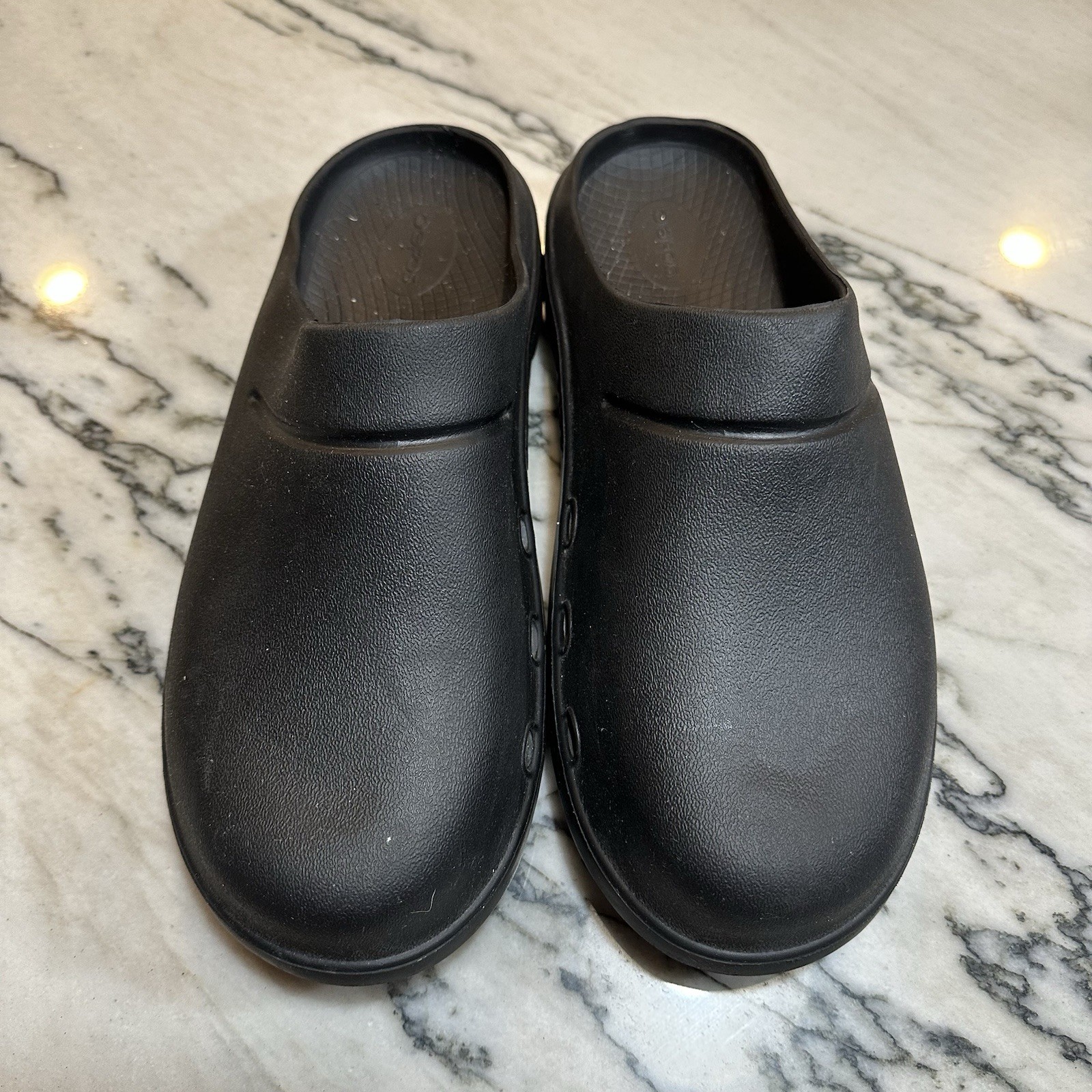 OOFOS BLACK UNISEX Slip On CLOGS SHOES Men Sz11 W… - image 4