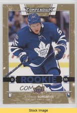 2017-18 Upper Deck Compendium Rookies Gold Andreas Borgman #835 READ o1h