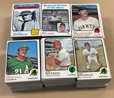 Dealer Lot of 575+ 1973 Assorted Topps Baseball W Stars & HOF’s. Ex+
