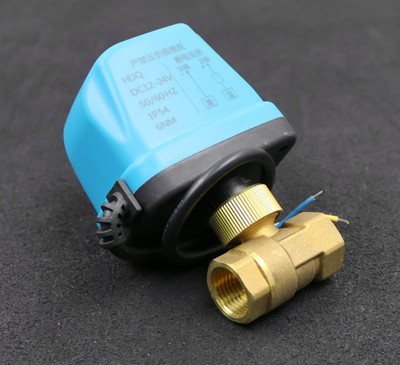 2 Way Ball Valve Electric Model HDQ 12-24VDC 50/60Hz IP54 6Nm DN15 PN16 1/2''
