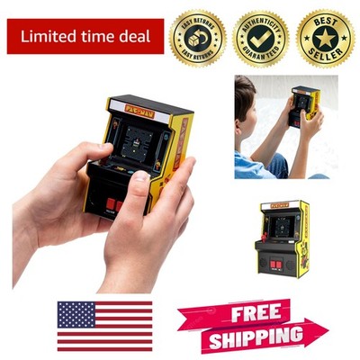 Nostalgic Pac-Man Mini Arcade Game - Includes Batteries & Classic Sounds!