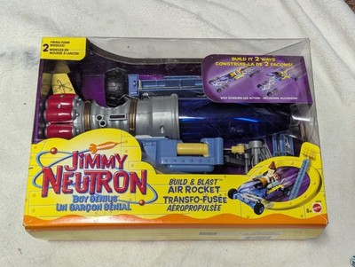 Nickelodeon Jimmy Neutron 2001 Build & Blast Air Rocket Sealed *READ DESC*