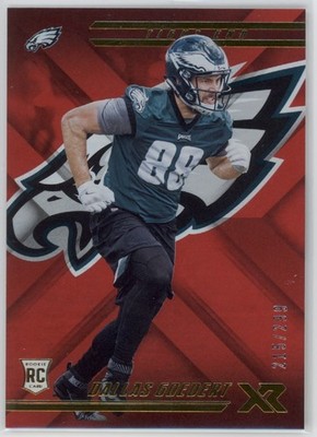 2018 Dallas Goedert Panini XR Red    RC 215/299    #147 (D898)  $6 MAX SHIP