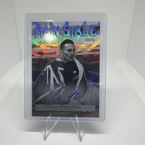 2026 Topps Stadium Club UFC Main Stage Holo Foil Insert Max Holloway Auto