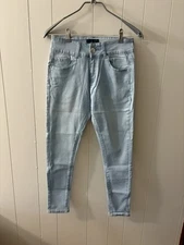 G & P Ger & Pa Women’s Jeans Size 6 Light Denim Wash Ankle EUC Grunge JB#2