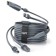 Starlink Mini Ethernet Cable with Power Cord, 3 in 1 - RJ45 to RJ45 / DC to