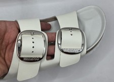 Birkenstock Arizona Big Buckle Natural Leather Oiled White Color Narrow