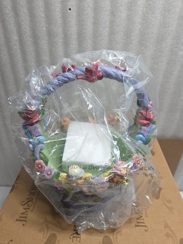 New - Jim Shore "Easter Cheer Found Here" Easter Basket W/ Eggs Enesco 6008810 - Afbeelding 6 van 18