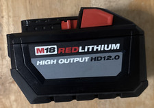 Milwaukee M18 RedLithium High Output HD 12.0 Battery (48-11-1812)... FREE S&H!
