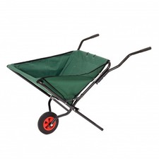 NEW! Lightweight Folding Garden Wheelbarrow Foldable Wheel Barrow