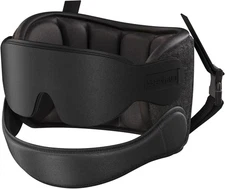 Airplane Pillow Combo with Chin Strap, Travel Black 